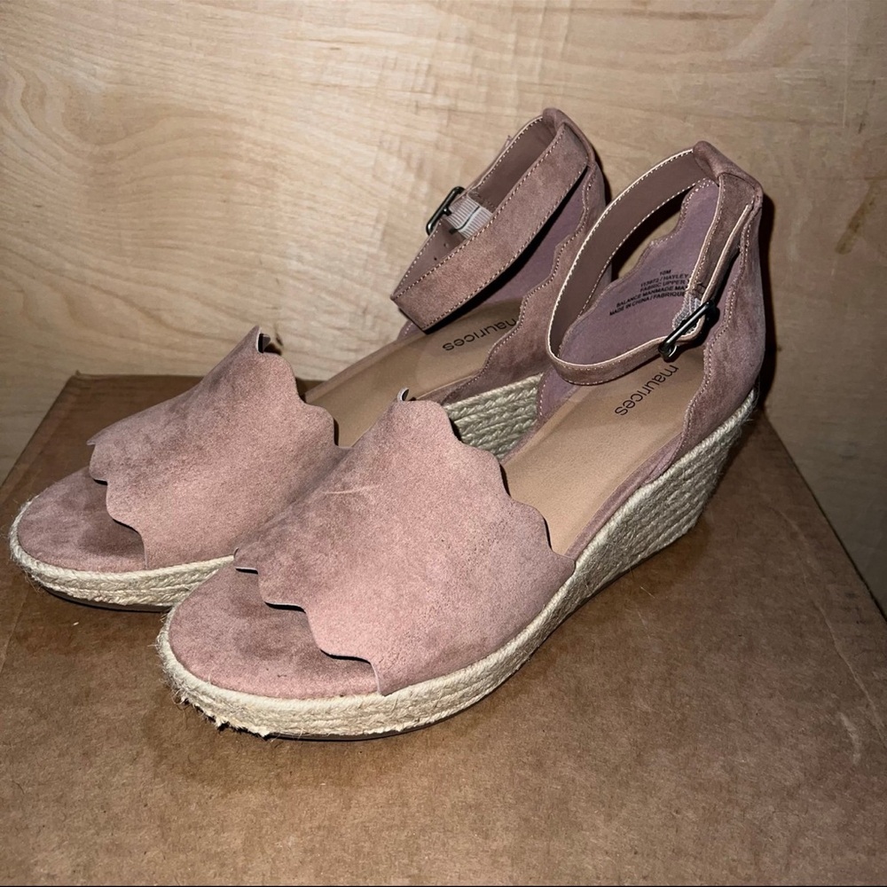 Maurice’s Blush Wedge Heels